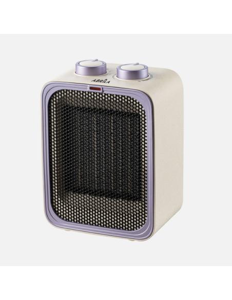 Termoventilador Ceram.jaya 2000w Beis/lila Termost Reg.2pot 3fun Sist.seguridad,antivuelco 20x15x10cm
