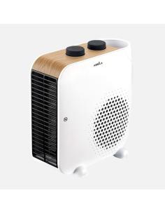 Termoventilador Elect.trail 2000w Blanco/haya 2pot 3fun Termostato Regulable,protecc.seg.23,5x22,5x12cm