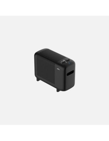 Radiador De Mica Pinsapo 600w Negro 2pot Antivuelco 29x38x16cm