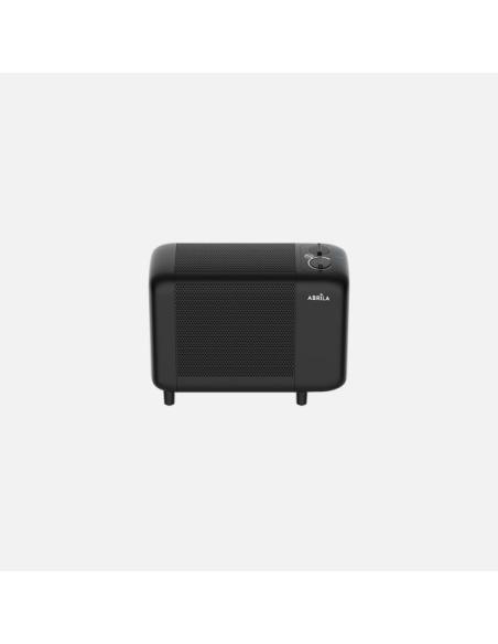 Radiador De Mica Pinsapo 600w Negro 2pot Antivuelco 29x38x16cm