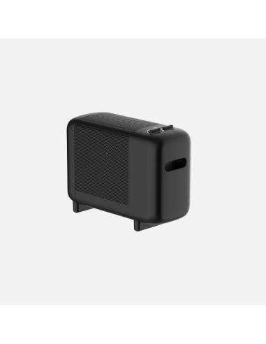 Radiador De Mica Pinsapo 600w Negro 2pot Antivuelco 29x38x16cm