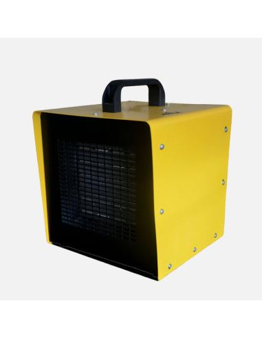 Termov.ceramico Indust. Fajardo 3000w Amarillo 3pot Termostato Reg.seg.asa 28x23x23cm