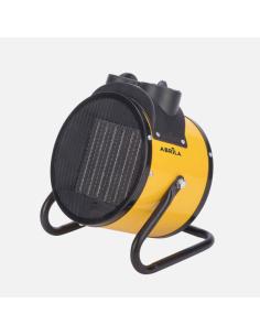 Termoventilador Ceramico Industrial Dover 3000w Amarillo 3pot Termostato Reg.seg.asa 29,5x25x20,5 Cm
