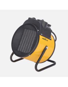 Termoventilador Ceramico Industrial Dover 5000w Amarillo 3pot Termostato Reg.seg.asa 34x28x23 Cm