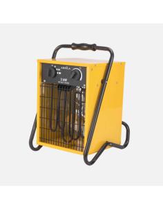 Termoventilador Industrial Acero Inoxidable Copan 3000w Amarillo 3pot Termostato Reg.seg.asa 44x32x30cm