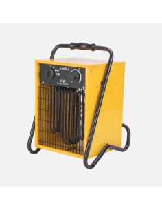 Termoventilador Industrial Acero Inoxidable Copan 5000w Amarillo 3pot 400v Trifasico Termostato Reg.seg.asa 44x32x30cm