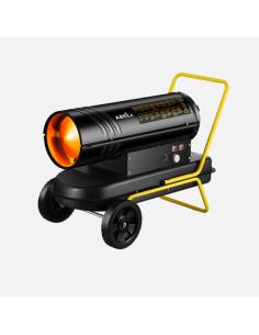 Cañon Calefactor Gasoleo Alpine 20kw Negro/amarillo 19l Caudal450m3/h Protec.seg.control Temperatura 56x76,5x39,5cm