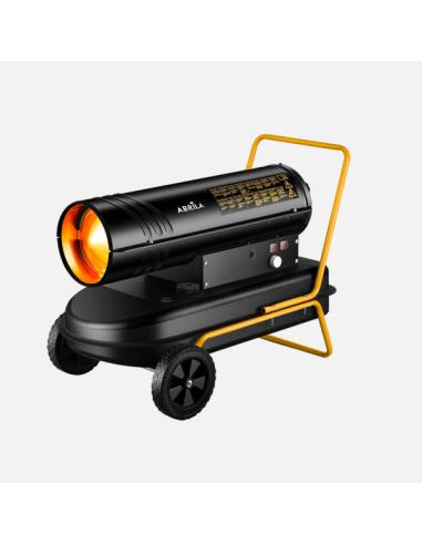 Cañon Calefactor Gasoleo Alpine 30kw Negro/amarillo 33l Caudal720m3/h Proteccion Seg.control Temperatuta 59,5x80,5x48cm