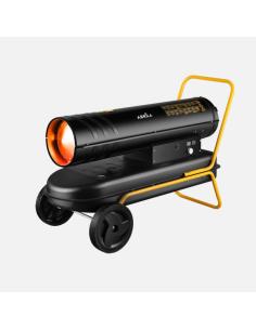 Cañon Calefactor Gasoleo Alpine 50kw Negro/amarillo 45l Caudal1100m3/h Protecion Seg.control Temperatura 71x105x48,5cm