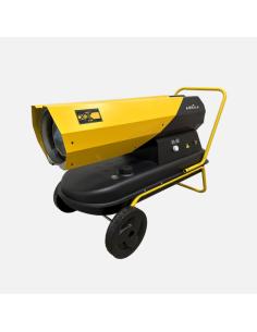 Cañon Calefactor Gasoleo Dixon 50kw Negro/amarillo 45l Caudal1100m3/h Proteccion Seg.control Temperatura 58x96x4cm
