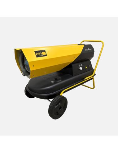 Cañon Calefactor Gasoleo Dixon 50kw Negro/amarillo 45l Caudal1100m3/h Proteccion Seg.control Temperatura 58x96x4cm