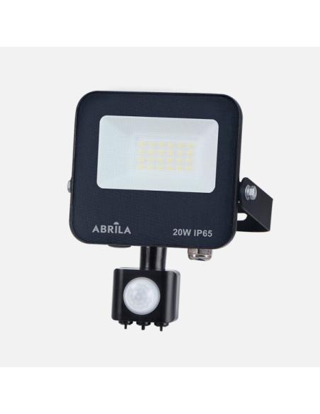 Proyector C/sensor Boiro 20w 6500k Neg 2000l Led Smd Ip65 Orientable 16,5x12x6cm