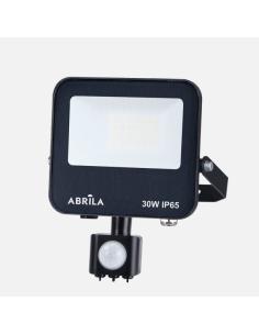 Proyector C/sensor Boiro 30w 6500k Neg 3000l Led Smd Ip65 Orientable 19,5x15,5x6cm