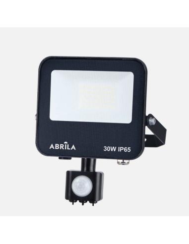 Proyector C/sensor Boiro 30w 6500k Neg 3000l Led Smd Ip65 Orientable 19,5x15,5x6cm