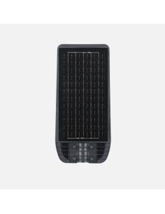 Farola Led Solar Bazan 200w 6500k Gris 2890lm Ip65 C/mando Y Sensor Movimiento Y Crepuscular 50x24x6cm 2