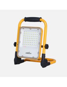 Proyector Inalambrico Brion 30w 6500k Amarillo 1030lm 4modos Ip 65 Cable 1m Orientable 28,5x23x5cm
