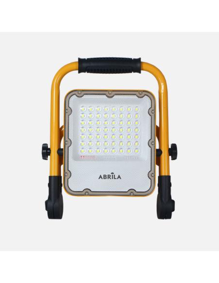 Proyector Inalambrico Brion 30w 6500k Amarillo 1030lm 4modos Ip 65 Cable 1m Orientable 28,5x23x5cm
