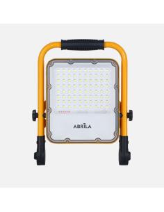 Proyector Inalambrico Brion 50w 6500k Amarillo 1980lm 4modos Ip65 Cable 1m Orientable 33x25,5x6cm 2