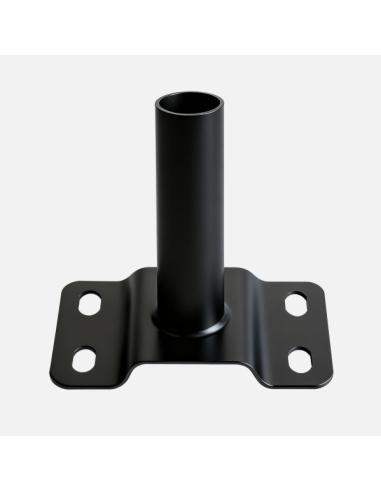 Soporte Pared Farola Bazan Negro 15x4,8x4,8cm