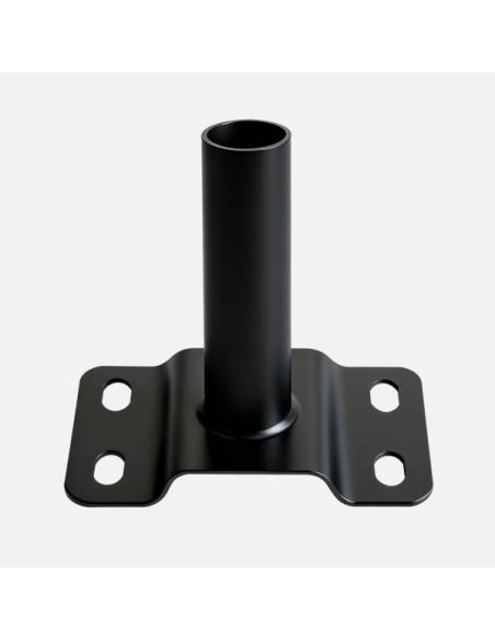 Soporte Pared Farola Bazan Negro 15x4,8x4,8cm