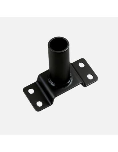 Soporte Pared Farola Bazan Negro 15x4,8x4,8cm