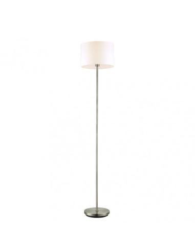 Pie De Salon Aldebaran 1xe27 Cuero C/pant Beig  170x35x35 Cm