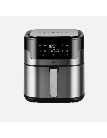 Freidora De Aire Casanova 8l 1800w Acero/negro Doble Resist.display,temporiz.termostato Tactil 32,5x31x32,5cm