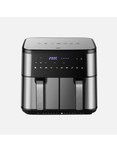 Freidora De Aire Chimbas 10l 2200w Acero/negro Display Temporizador Termostato Tactil 32x38x40,5cm