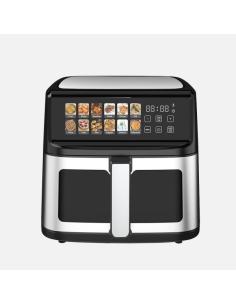 Freidora De Aire Calandria 11l 2300w Negro/acero Doble Resistencia,display,temporiz.,termostato,tactil 31,5x33,5x42cm