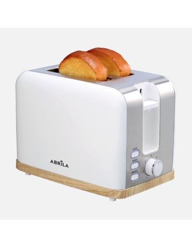Tostador Pan Thaler 930w Blanco/haya/plata 7niv.tost.descong Apag.autom.2reb 2ranu.recogemigas 19x26,5x17,5cm