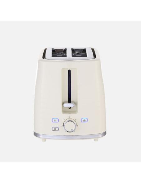 Tostador Pan Borraja 930w Beis 7niv.tost.descongelacion Apag.autom.2reb 2ranu.recogemigas 19,5x27,5x18cm