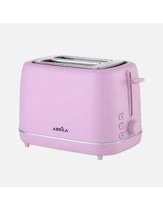 Tostador Pan Coffee 930w Rosa 7niv.tostado Descongelacion Apagado Autom.2rebanadas 2ranuras Recogemigas 19,5x29x18cm