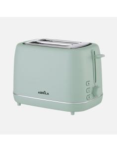 Tostador Pan Coffee 930w Verde 7niv.tostado Descongelacion Apagado Autom.2rebanadas 2ranuras Recogemigas 19,5x29x18cm