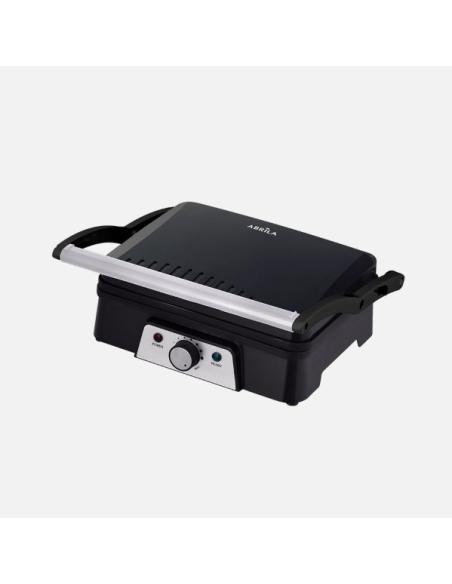 Grill Parrilla Embrujo 1600w Negro Apertura 180º Placa 29x23cm Antiadh.ac.inox.tacto Frio 15,5x33x30cm