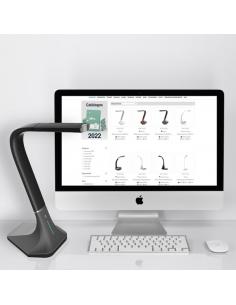 Flexo Andalucita 7w 560lm  3500-6500k Negro 41x16x30 Cm 5 Colores X 3 Intensid. 2