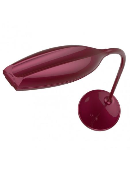Flexo Turmalita 7w 560lm Rojo 3000-4000-6000k 45x16x35 Cm Tactil Y Reg.Intensidad