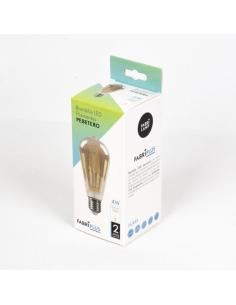 Bombilla Filamento Pebetero 14x6,5d 4w 380lm E27  Ambar 2700k 2
