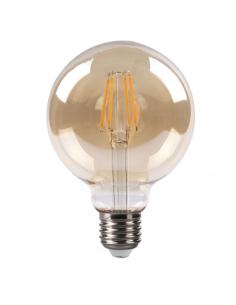 Bombilla Filamento Globo 13x9,5d 8w 750lm E27  Ambar 2700k