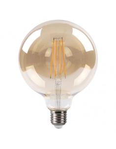 Bombilla Filamento Globo 16x12,5d 8w 750lm E27  Ambar 2700k