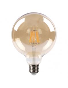 Bombilla Filamento Globo 16x12,5d 8w Regulable  700lm E27 Ambar 2700k 2