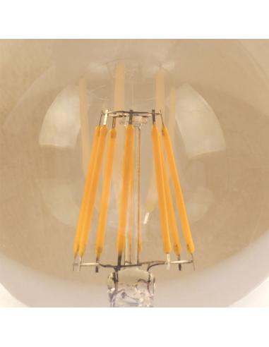 Bombilla Filamento Globo 16x12,5d 8w Regulable  700lm E27 Ambar 2700k