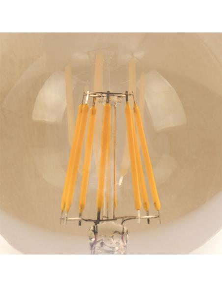 Bombilla Filamento Globo 16x12,5d 8w Regulable  700lm E27 Ambar 2700k