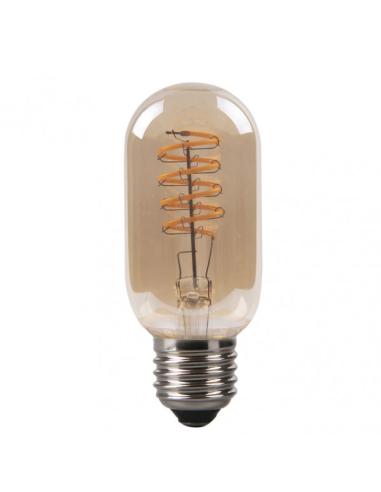 Bombilla Filam.spiral Vert.tubular 11x4,5d 4w E27 250lm Ambar 2200k