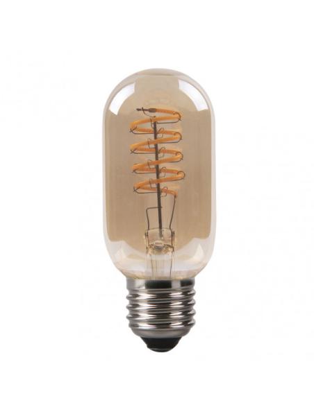 Bombilla Filam.spiral Vert.tubular 11x4,5d 4w E27 250lm Ambar 2200k