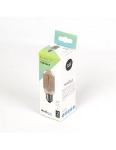 Bombilla Filam.spiral Vert.tubular 11x4,5d 4w E27 250lm Ambar 2200k 2
