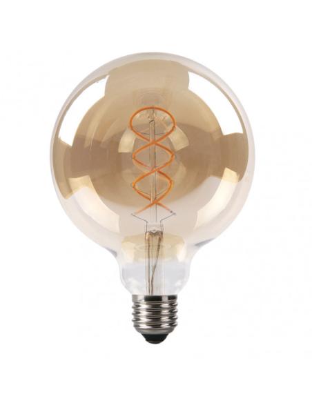 Bombilla Filamen.trenzado Globo 17x12d 4w 250lm E27 Ambar 2200k
