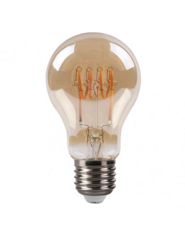 Bombilla Filamen.spiral Horiz.standar 10x6d 4w   250lm E27 Ambar 2200k