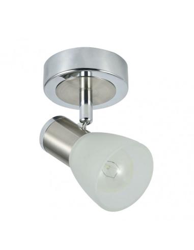 Foco Cholo 1xe14 Cromo/niquel  14x8,5x11,5 Cm