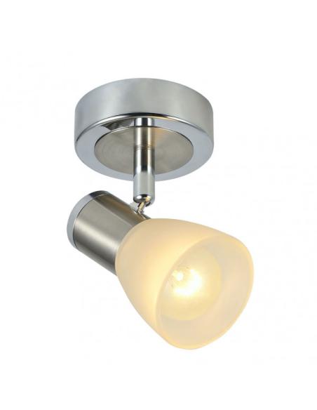 Foco Cholo 1xe14 Cromo/niquel  14x8,5x11,5 Cm