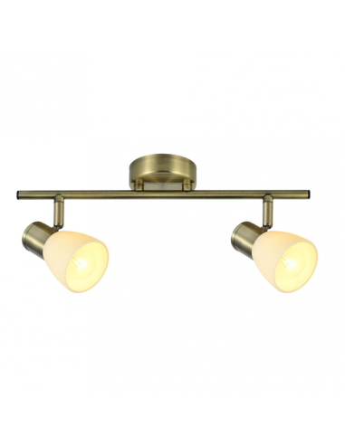 Regleta Cholo 2xe14 Cuero  16x36,5x8,5 Cm